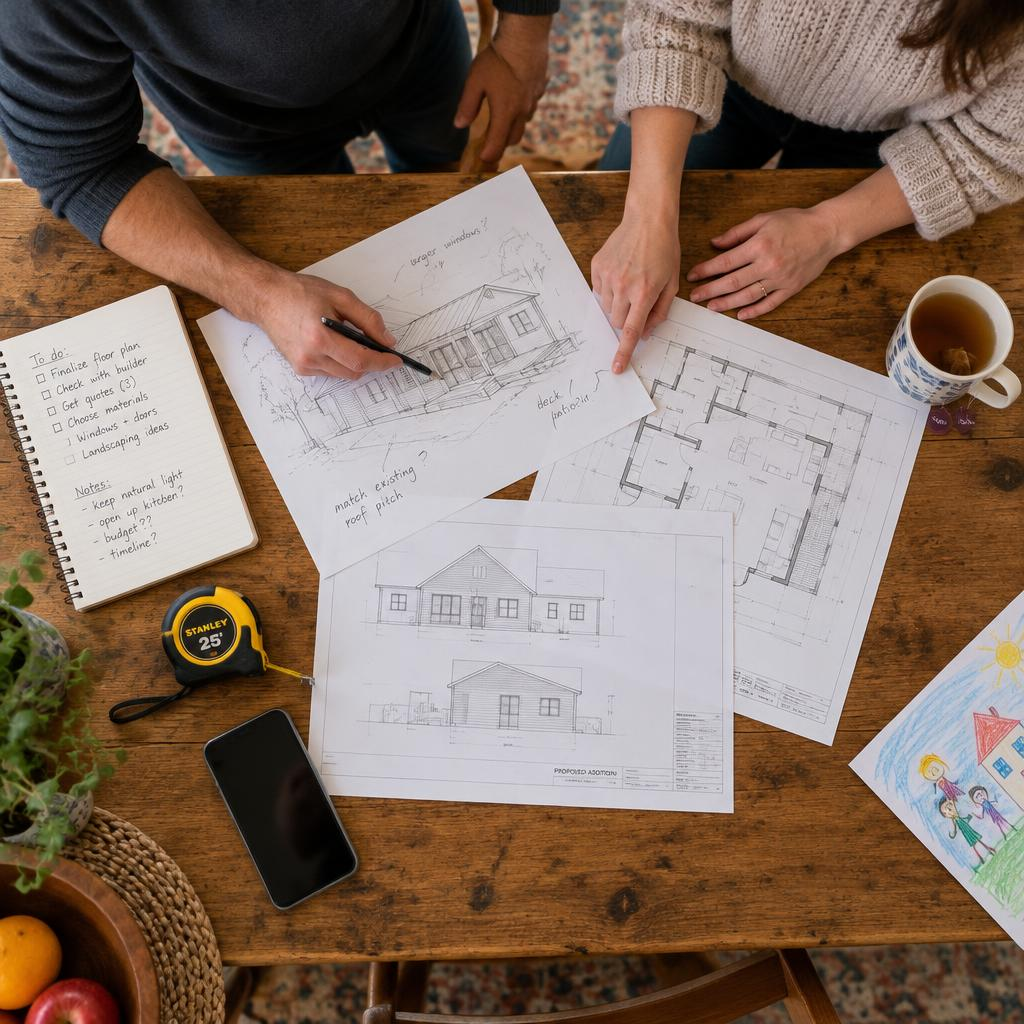 Project Owners reviewing plans together