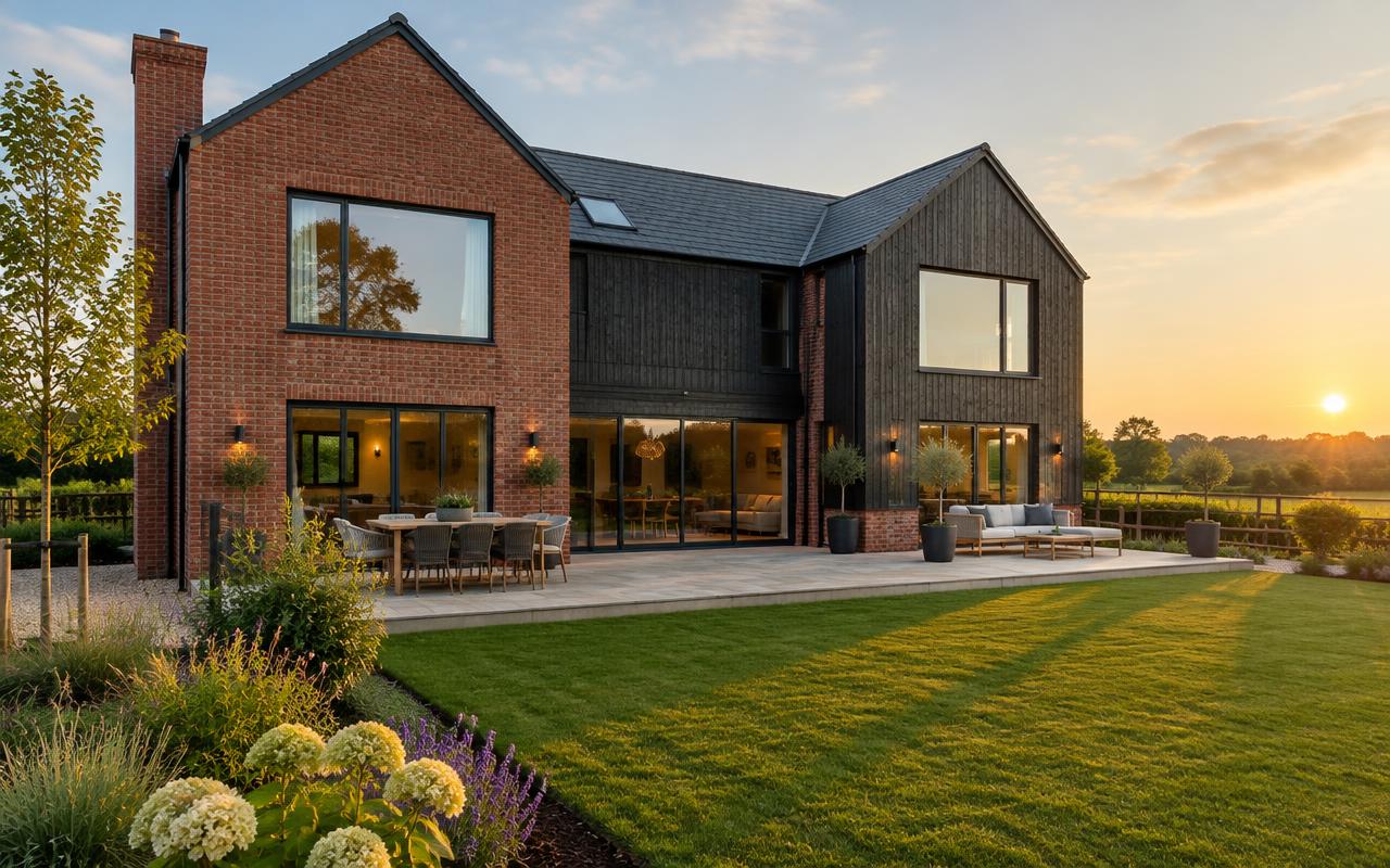 A completed family home